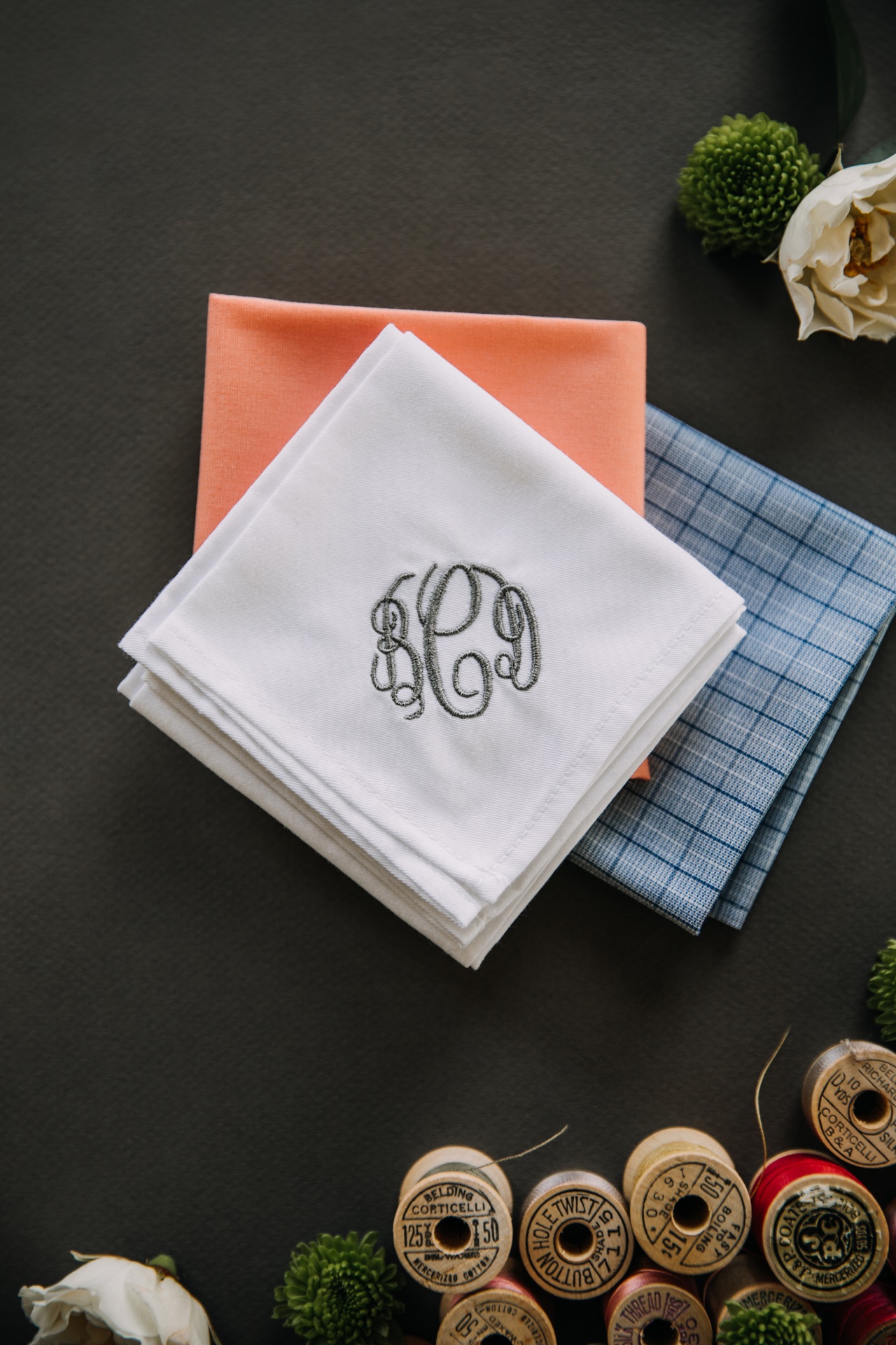 Monogrammed Handkerchief