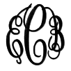 Fancy Circle Monogram